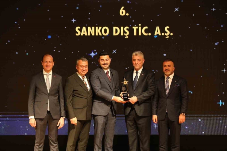 Sanko Dış Ticaret’e “ihracatın Yıldızı” Ödülü