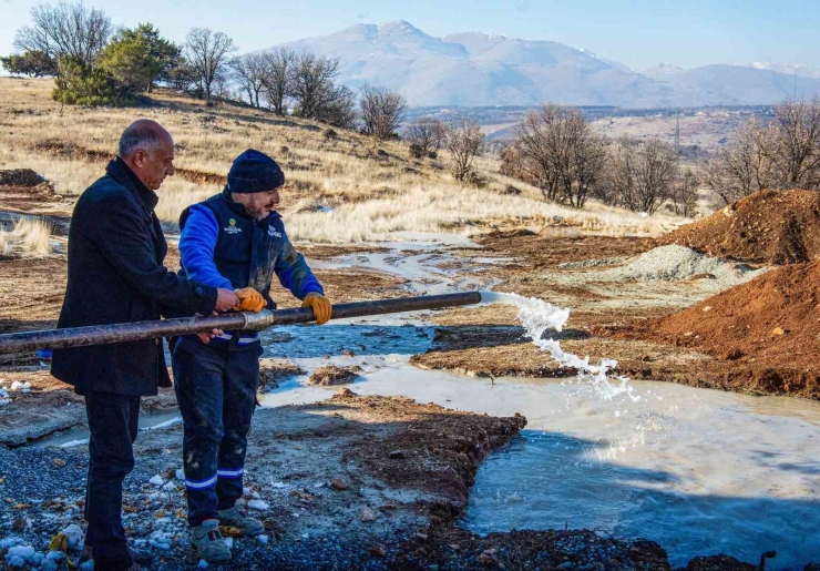 Doğanşehir’de Çığlık’ın Su Sorunu Çözülüyor