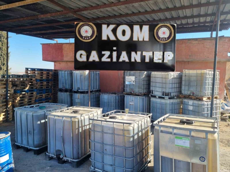 Gaziantep’te 15 Bin Litre Kaçak Akaryakıt Ele Geçirildi