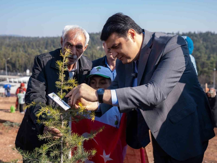 29. Etap Şehitkamil Ormanı Hacıbaba’da Oluşturuldu