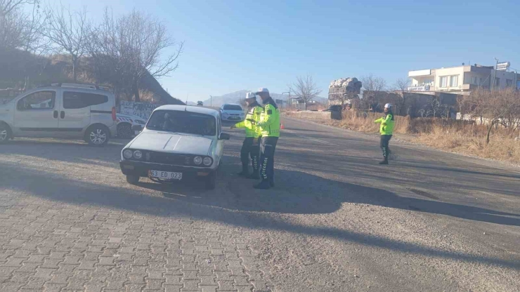 Çüngüş’te Trafik Denetimi