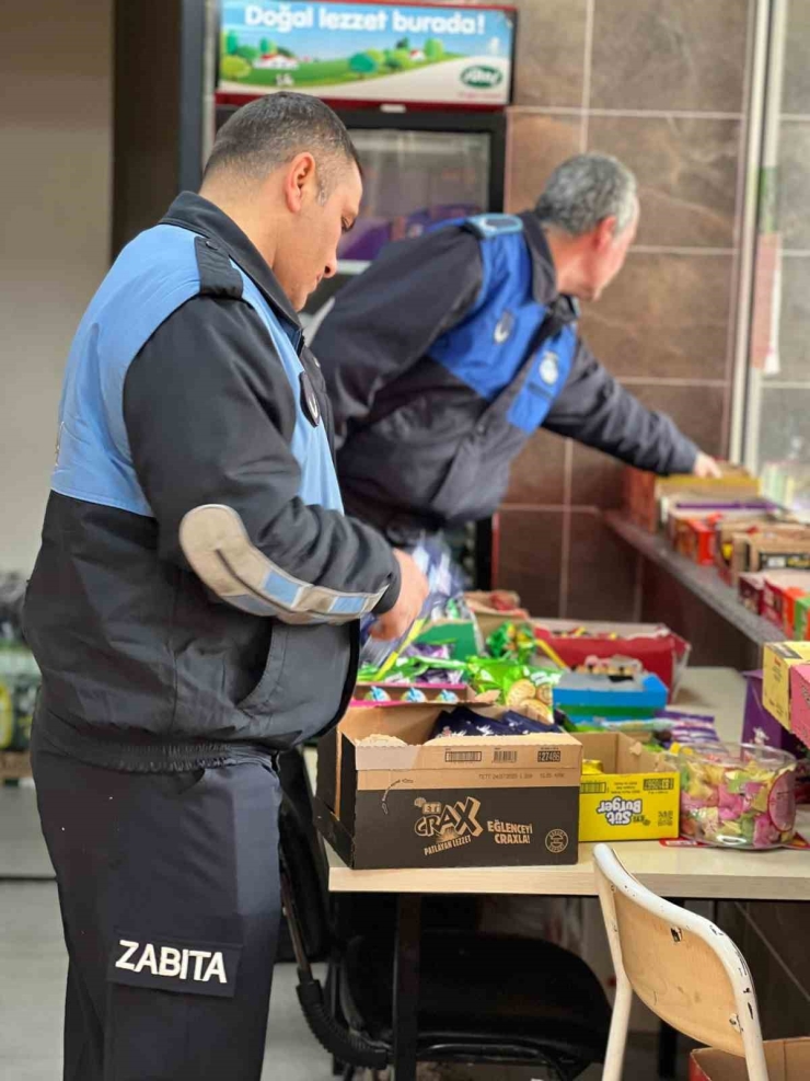 Nizip’te Zabıta Ekipleri Okul Kantinlerini Denetledi