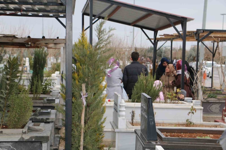 Diyarbakır’da Depremde Hayatını Kaybedenler Kabirleri Başında Anıldı