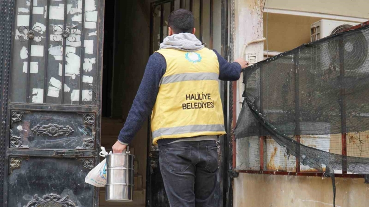 Haliliye’de Sıcak Yemek Dağıtımı Sürüyor