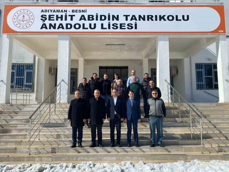 Kaymakam Partal’dan Şehit Abidin Tanrıkolu Anadolu Lisesi’ne Ziyaret