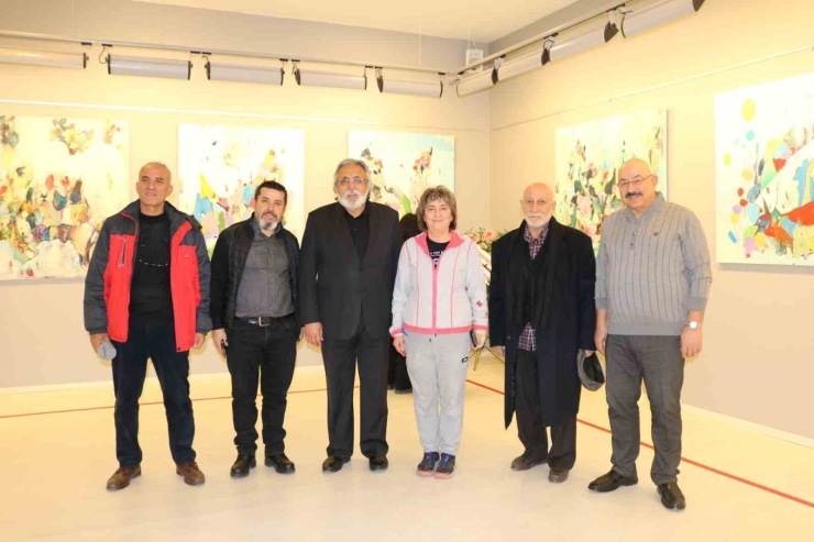 Ressam Belgin Akın Sanko Sanat Galerisi’nde Sergi Açtı