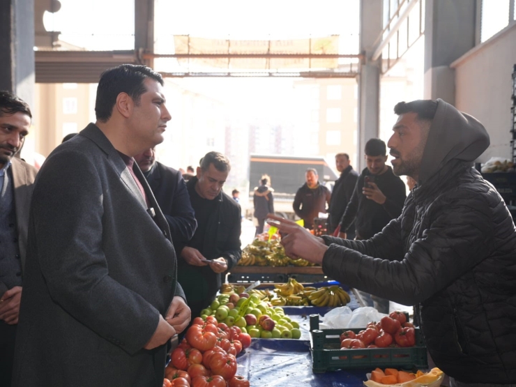 Başkan Yılmaz’dan Pazar Yerlerine Ziyaret