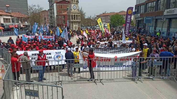 Malatya’da 1 Mayıs Kutlandı