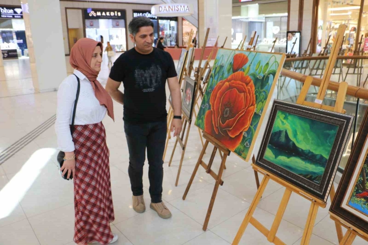 Diyarbakır’da ‘öğretmen Renkleri’ Resim Sergisi Açıldı