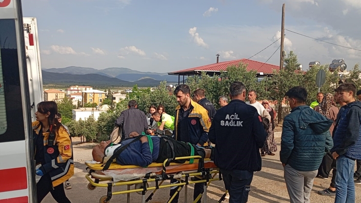 Gaziantep’te Motoru Deviren Yaşlı Adam Yaralandı