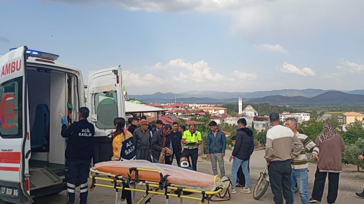 Gaziantep’te Motoru Deviren Yaşlı Adam Yaralandı