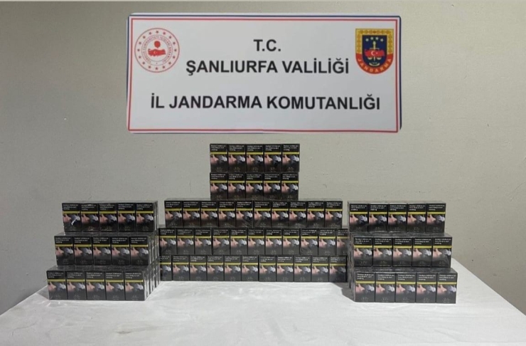 Şanlıurfa’da 980 Paket Gümrük Kaçağı Sigara Ele Geçirildi