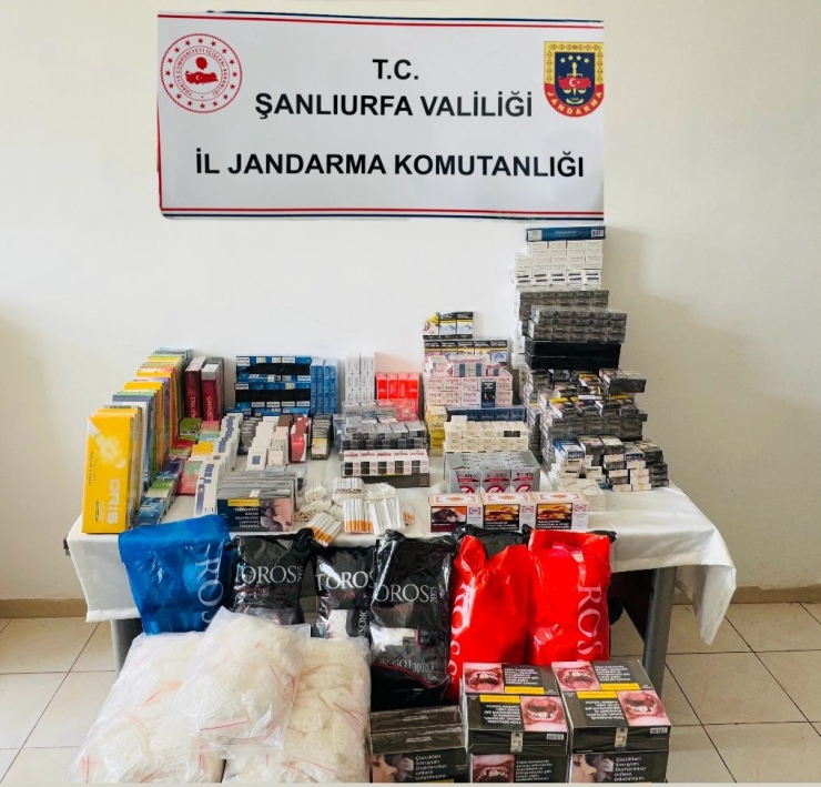Şanlıurfa’da Kaçak Sigara Ele Geçirildi