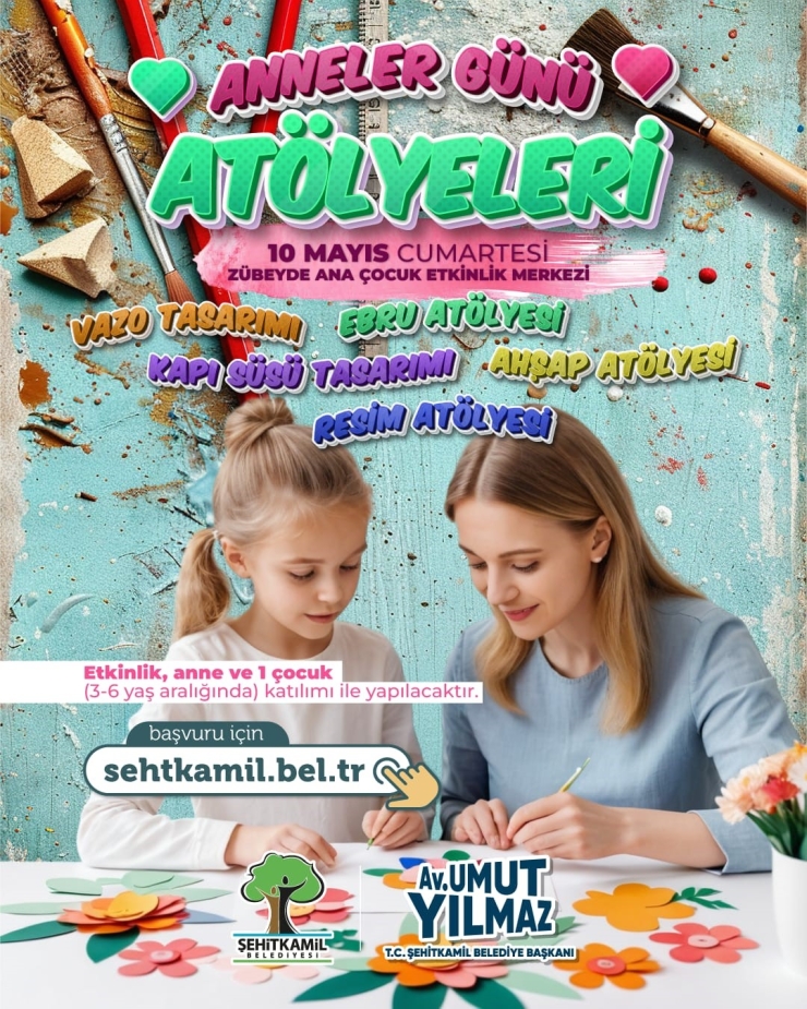 Şehitkamil’de Anneler Ve Çocukları Doyasıya Eğlenecek