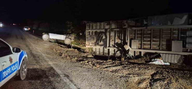 Adıyaman-malatya Karayolunda Tek Taraflı Trafik Kazası: 1 Yaralı