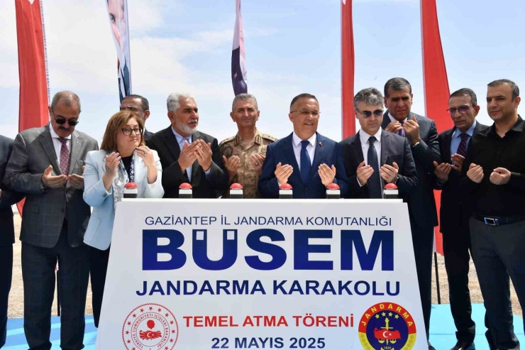 Büsem Jandarma Karakol Binasının Temeli Atıldı