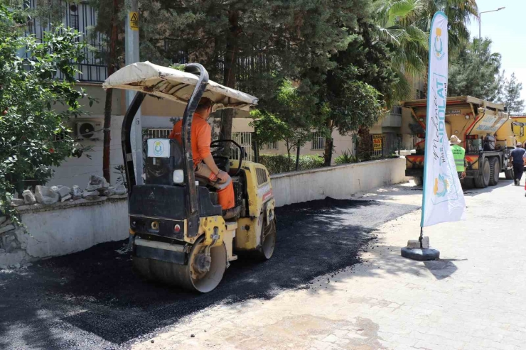 Paşabağı Mahallesine Sıcak Asfalt Çalışması
