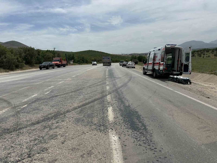 Malatya’da Otomobil Takla Attı, 1 Kişi Yaralandı