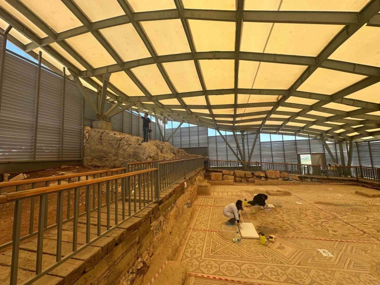 ‘cennet Bahçesi’ Mozaiğinde Restorasyon Ve Konservasyon Başladı