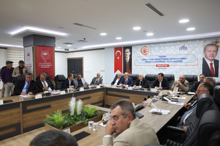 Tbmm Zirai Don Araştırma Komisyonu İlk Ziyaretini Malatya’ya Gerçekleştirdi