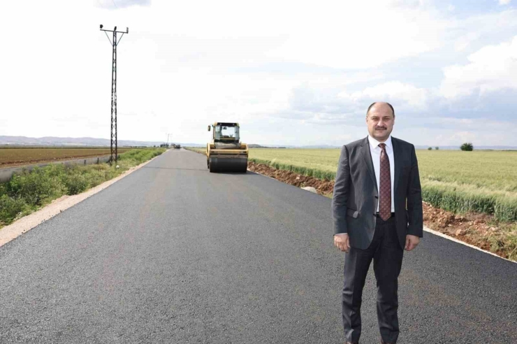 Tarihi İlçedeki Yol İlk Defa Sıcak Asfaltla Buluştu