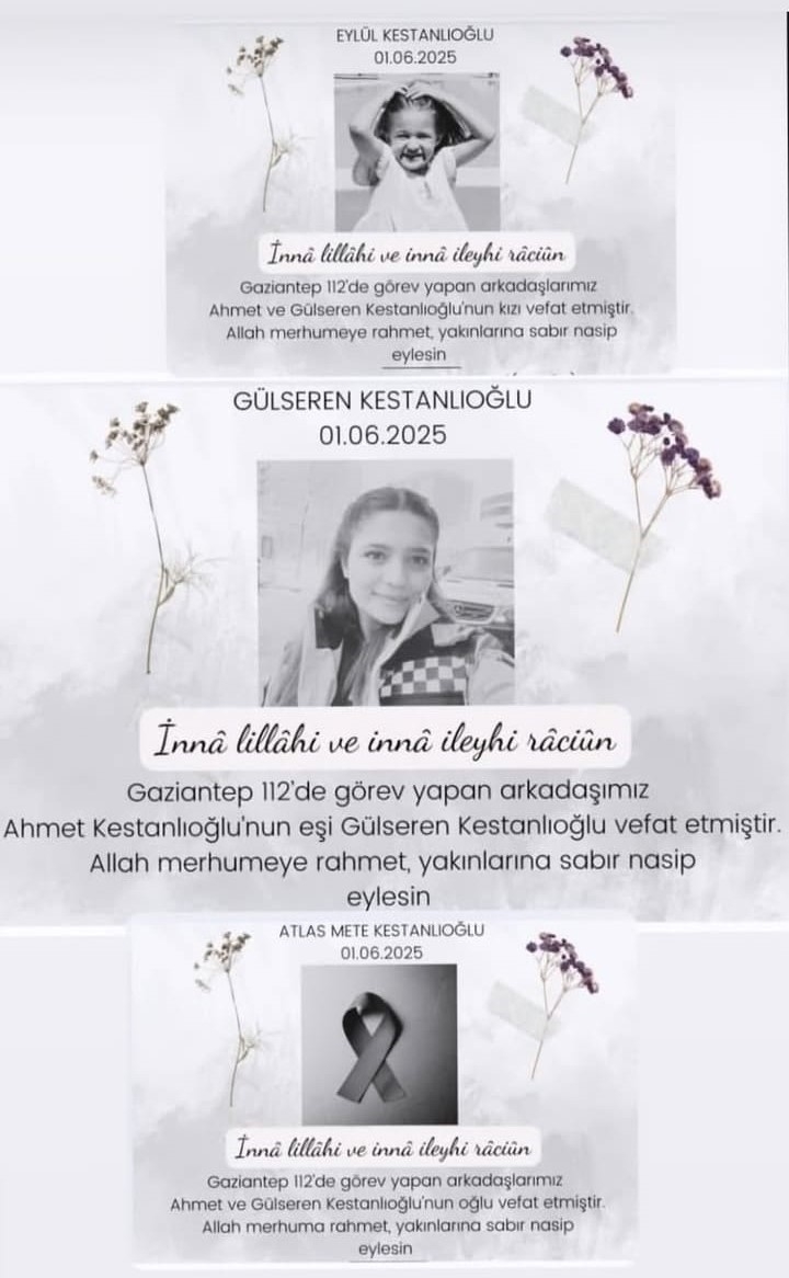 Kazada Hayatını Kaybeden Paramedik Anne Ve 2 Çocuğu, Yakınlarına Teslim Edildi