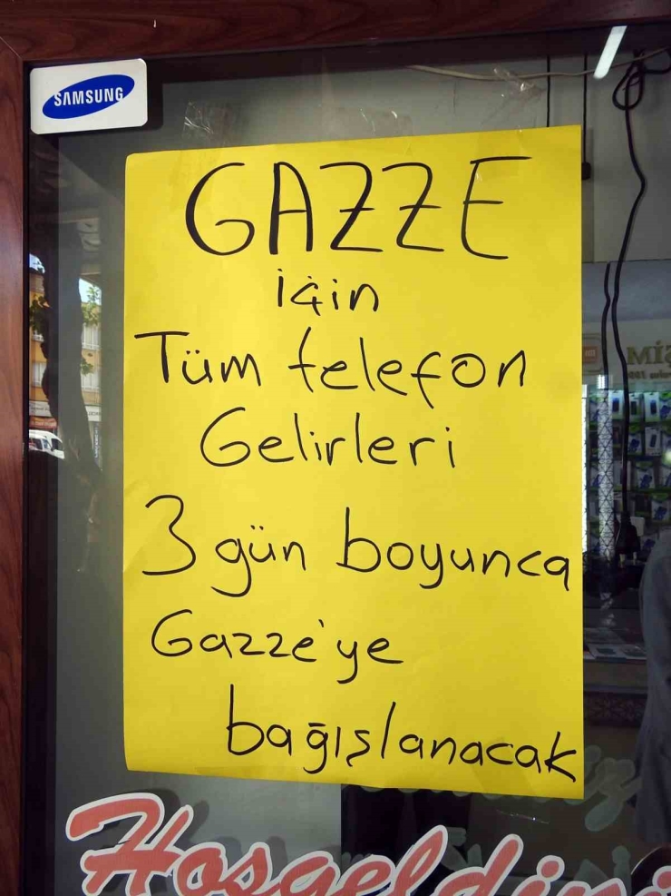 Gaziantepli Esnaftan Gazze’ye Anlamlı Destek