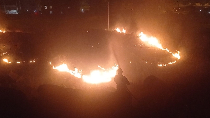 Şanlıurfa’da Gece Yarısı Yangın Paniği