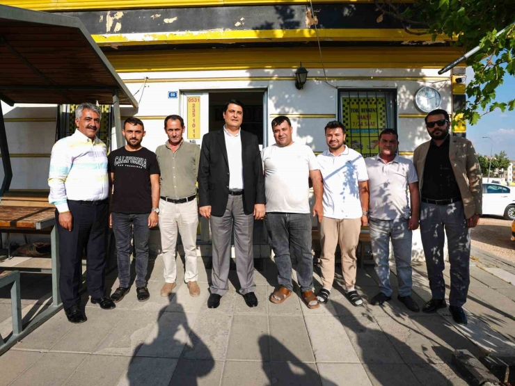 Yılmaz’dan Çamlıtepe Ve Gaziler Mahallelerine Ziyaret