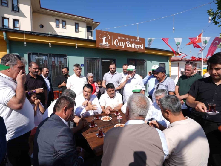 Yılmaz, Kuzeyşehir Çay Bahçesi’ni Hizmete Açtı