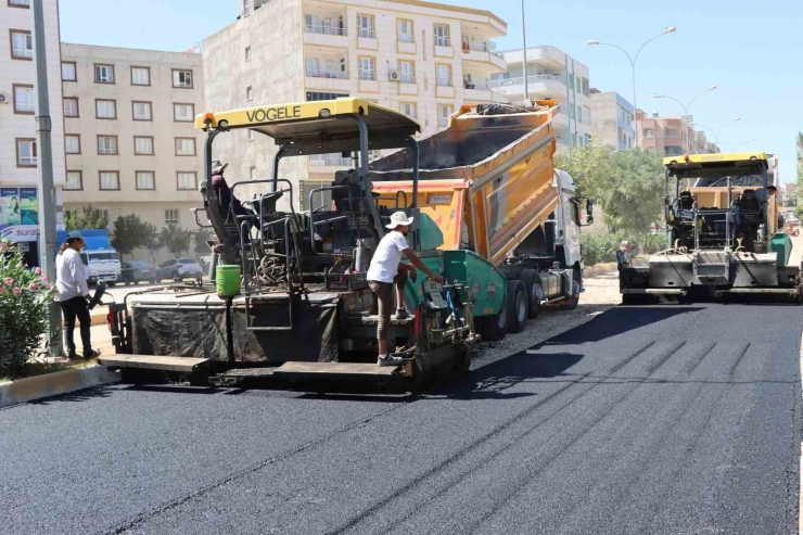 Şanlıurfa Büyükşehir Asfaltla Viranşehir’in Çehresini Değiştiriyor