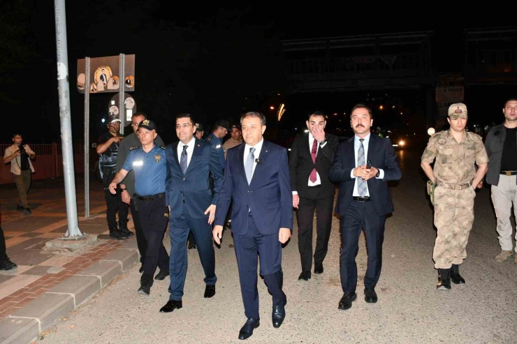 Siverek’te Asayiş Uygulamasına Vali Şıldak Eşlik Etti