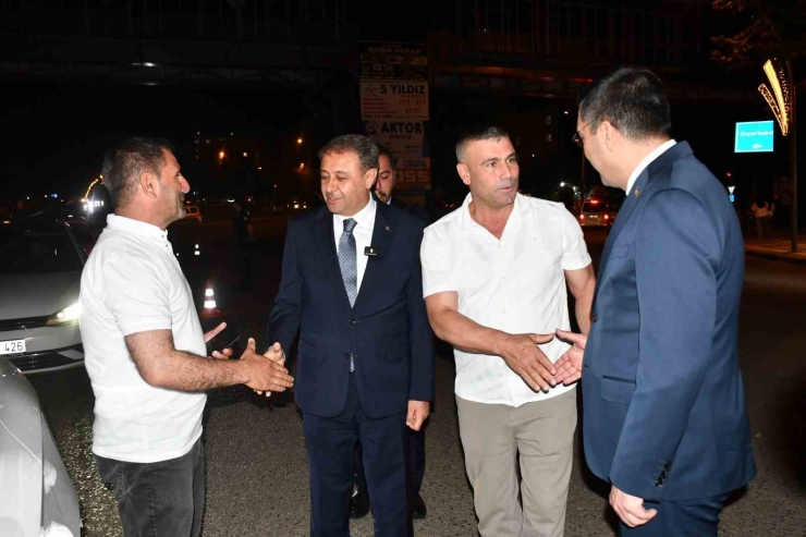 Siverek’te Asayiş Uygulamasına Vali Şıldak Eşlik Etti