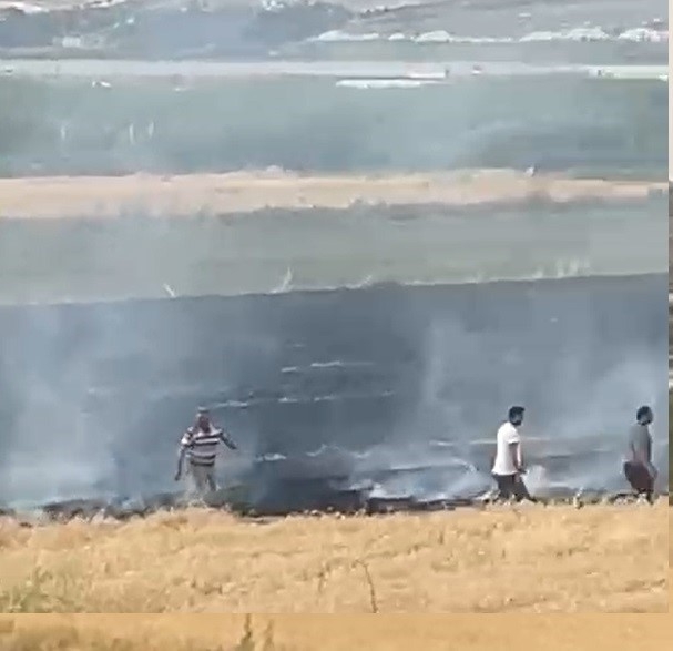 Gaziantep’te Korkutan Yangın: 50 Dönüm Arazi Kül Oldu