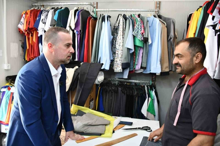 Maginder Heyeti Doğanşehir’de Esnaf Ve Vatandaşlarla Buluştu