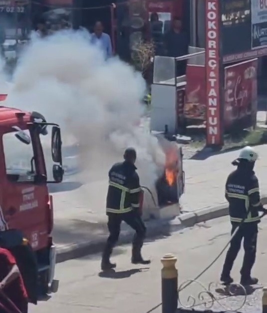 Adıyaman’da Trafo Yangını Korkuttu