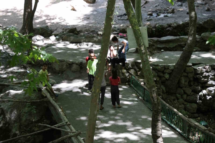Diyarbakır’da Berrak Suyu Ve Yeşilliğiyle Göz Kamaştıran Köy Havadan Görüntülendi