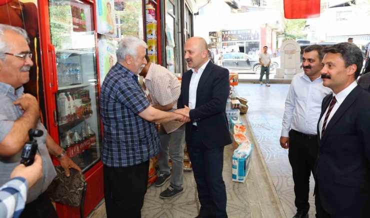 Vali Osman Varol, Besni Esnafını Ziyaret Etti