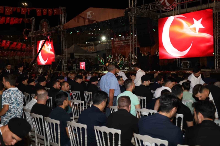 Şanlıurfa’da 15 Temmuz Ruhu Diri Tutuldu