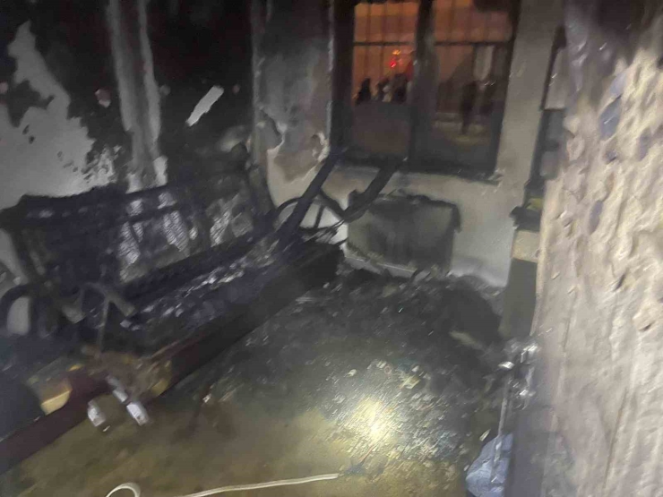 Diyarbakır’da Ev Yangını