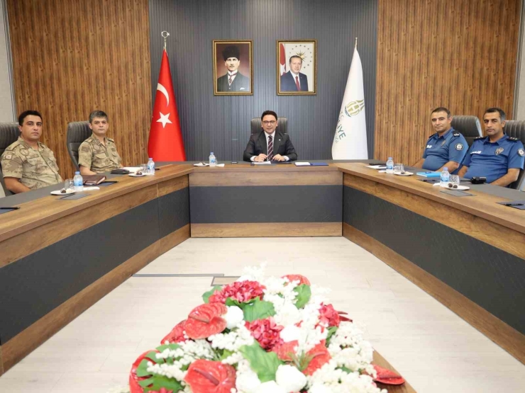 Haliliye’de Asayiş Ve Güvenlik Toplantısı Düzenlendi