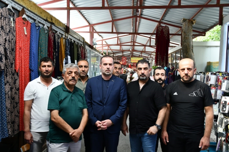 Maginder Başkanı Karademir Kanalboyu Esnafı İle Bir Araya Geldi