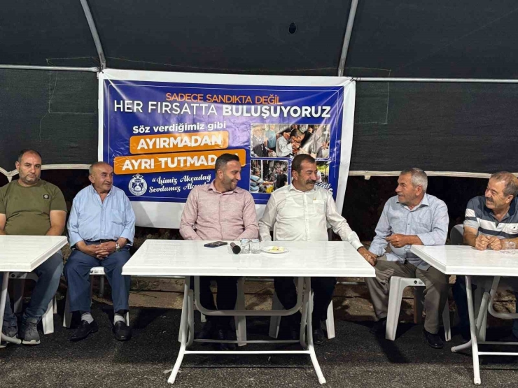 Başkan Ulutaş, Kültür Mahallesi’nde Vatandaşlarla Buluştu