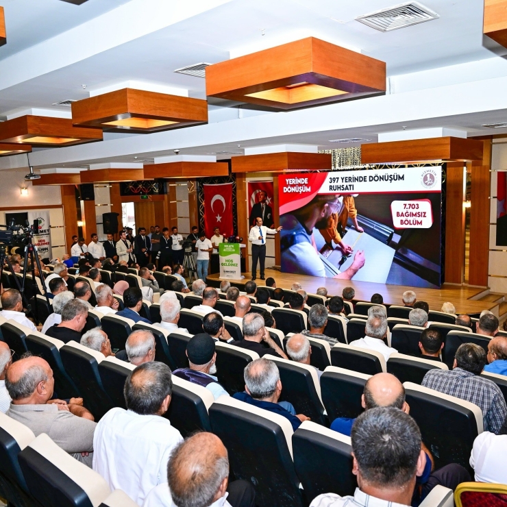 Yeşilyurt Belediyesi Hizmet Değerlendirme Toplantısı Yoğun İlgi Gördü