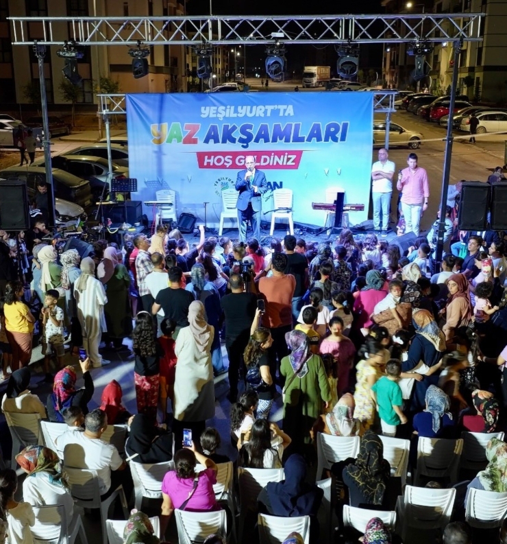 İkizce Toki 1. Etap Konutları’nda ‘yeşilyurt Yaz Akşamları’ Coşkusu Yaşandı