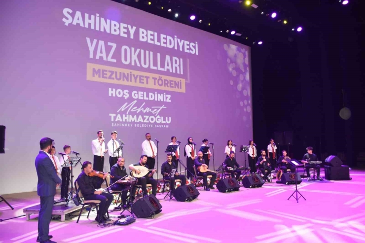 Şahinbey Belediyesi Yaz Okulu Mezuniyet Töreni Düzenlendi