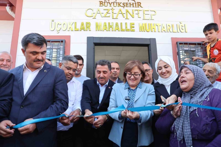 Şahin, Üçoklar Ve Kolejtepe Muhtarlık Ofislerini Halkla Beraber Açtı