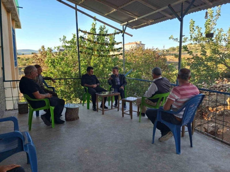 Dicle Kaymakamı Atış, Şehit Ailesi, Asker Ve Vatandaşlarla Buluştu