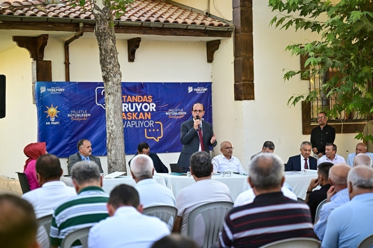 Başkanlar Malatya’nın Geleceğini Özalper’de Vatandaşlarla Paylaştı