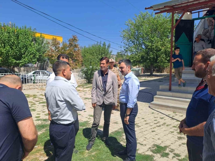 Dicle Kaymakamı Atış, Şehit Ailesi, Asker Ve Vatandaşlarla Buluştu